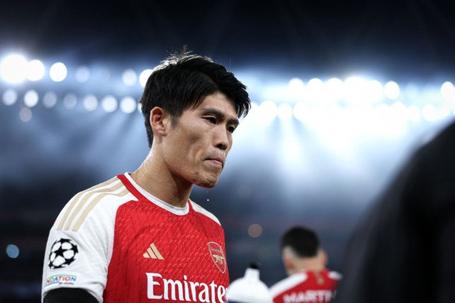 Mikel Arteta explains why Arsenal star Takehiro Tomiyasu was replaced at half-time in huge win over Lens - Bóng Đá