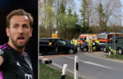 3 người con của Kane bị tai nạn ô tô trước trận gặp Arsenal