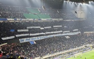 Fan Inter đả kích Juve thậm tệ trong trận Derby d'Italia